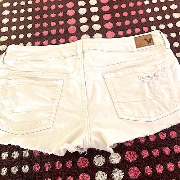 **SOLD**American Eagle Distressed cut-offs (6) - Picture 2 of 6